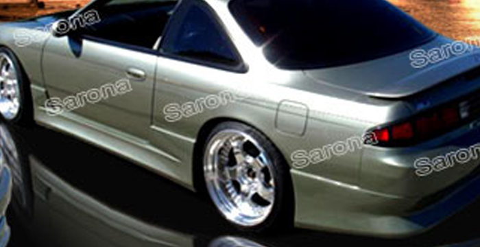 Custom Nissan 240SX  Coupe Side Skirts (1997 - 1998) - $290.00 (Part #NS-008-SS)